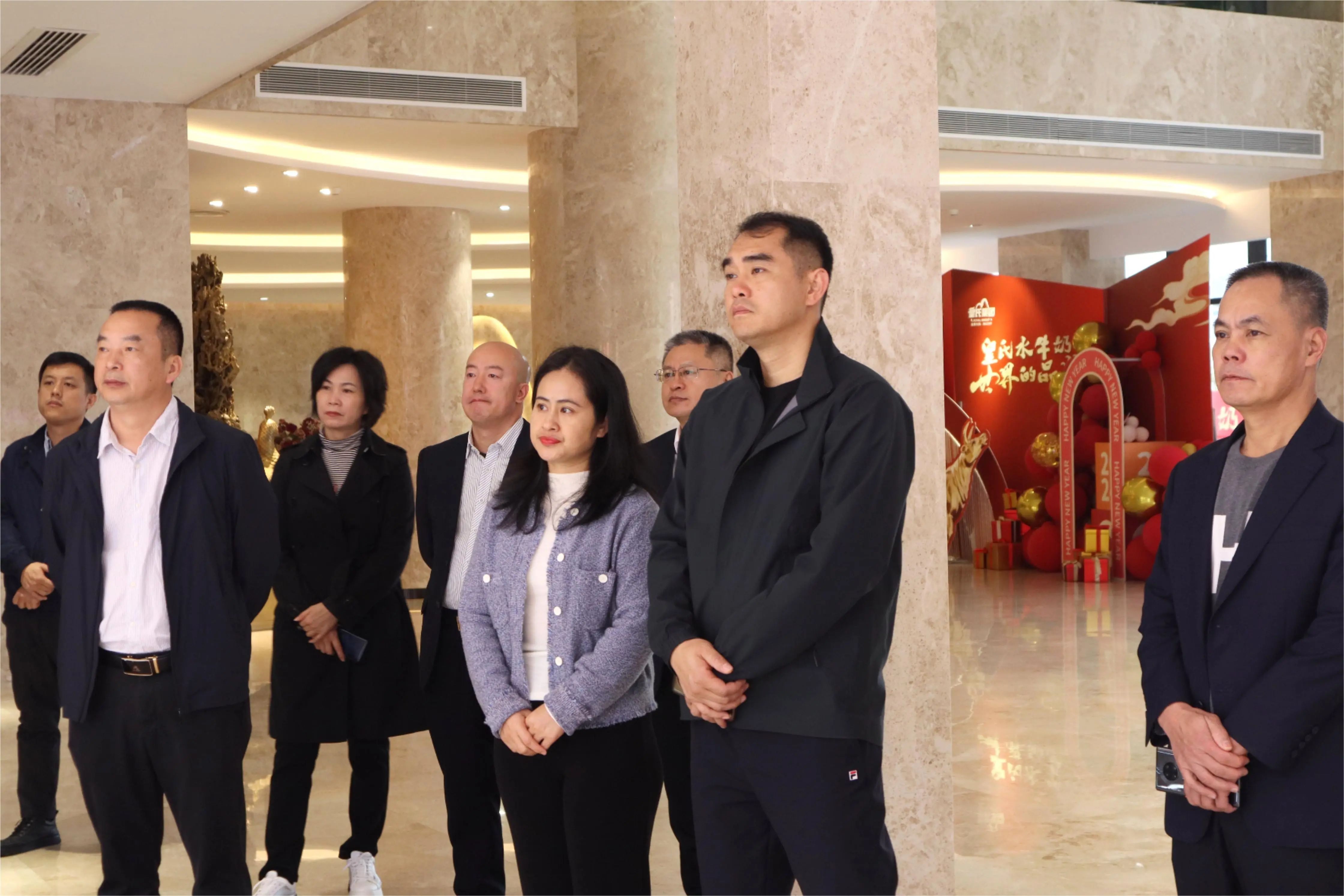 廣東陽西縣委常委、統(tǒng)戰(zhàn)部部長林藝超率隊(duì)來訪皇氏集團(tuán)